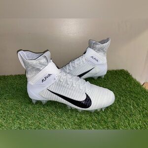Nike Alpha Menace Elite 2 P Football Cleats – White – Men’s Size 16 – Brand New